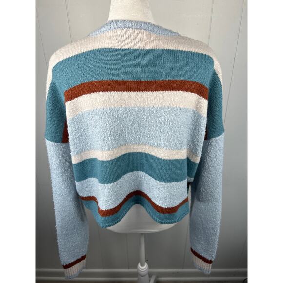 PacSun LA Hearts Marissa Striped Cozy Crew Neck Sweater NWOT Size M - Picture 4 of 7
